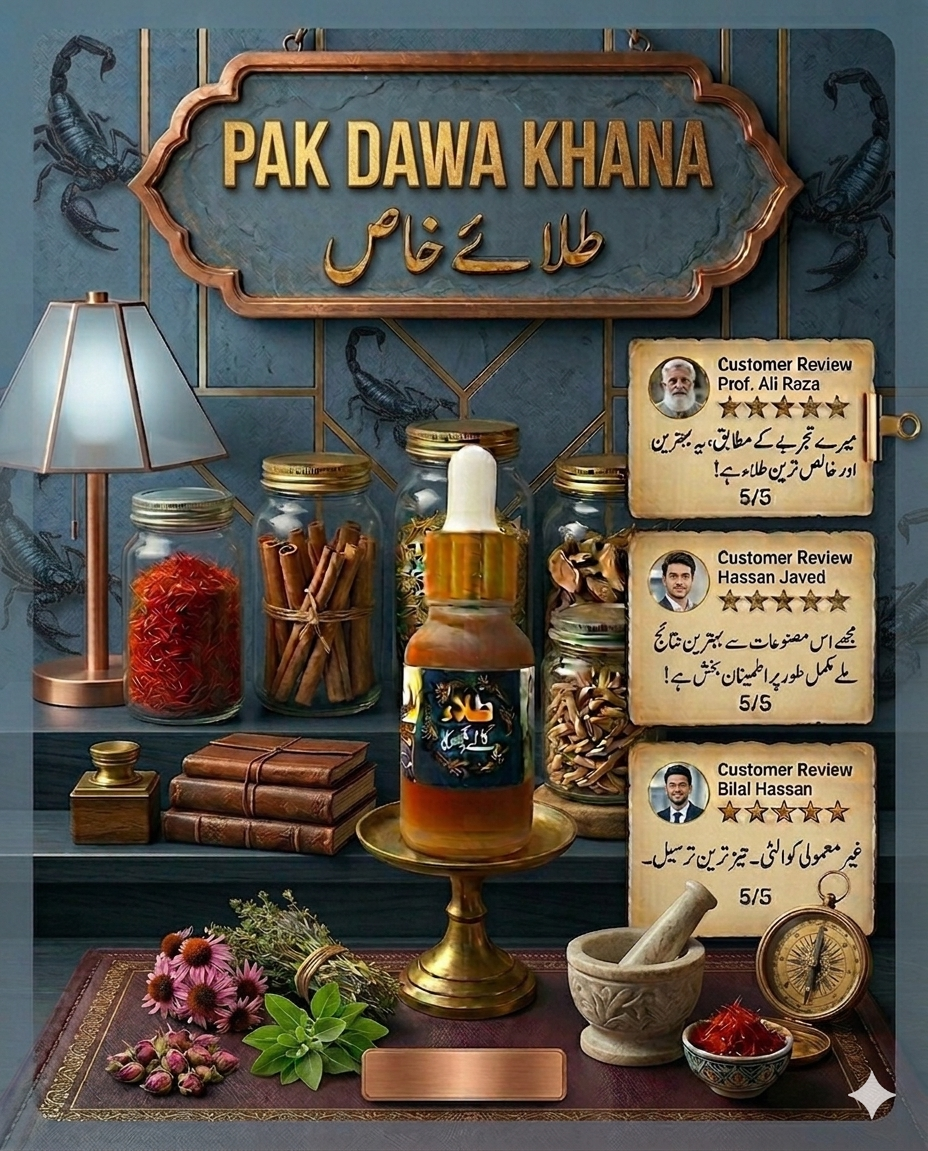 ہر مرد کی خفیہ پریشانی کا حل - بچھو آئل